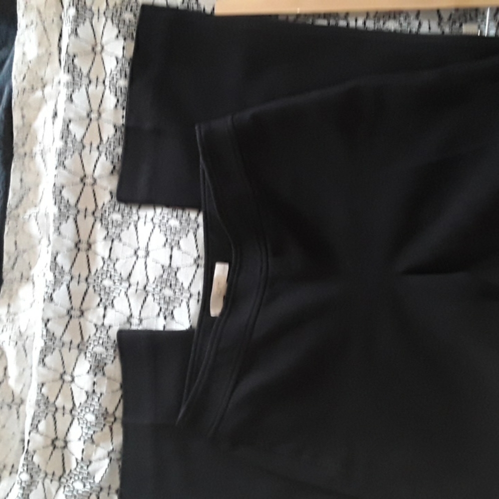 The Loft very black pants
